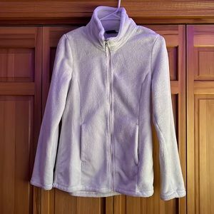 Fuzzy Soft Zip Up Jacket